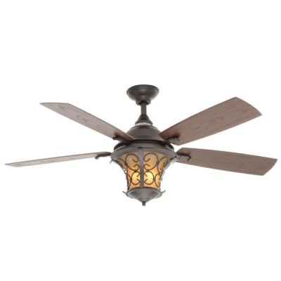 Veranda II 52 in. Natural Iron Indoor/Outdoor Ceiling Fan